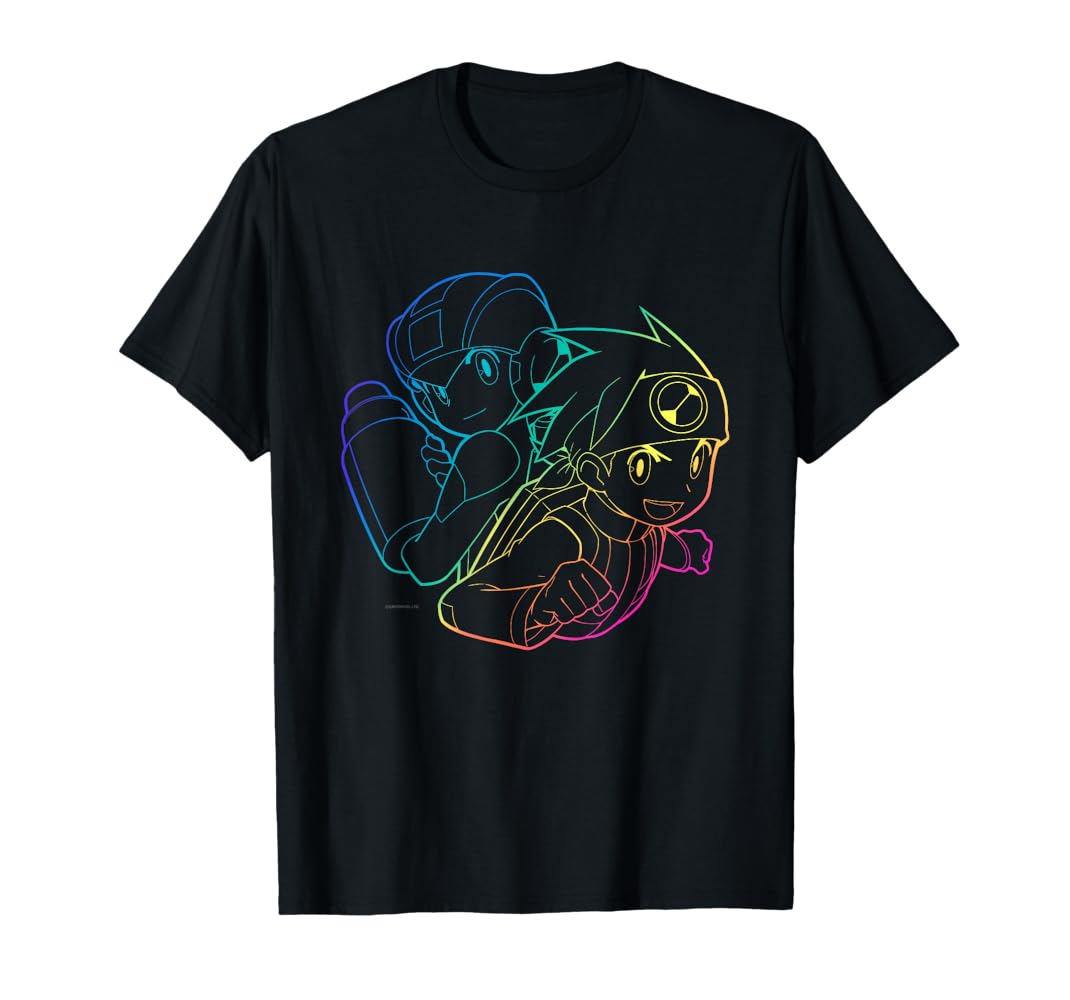 Amazon.com: MEGA MAN BATTLE NETWORK GAMING DESIGN T-Shirt